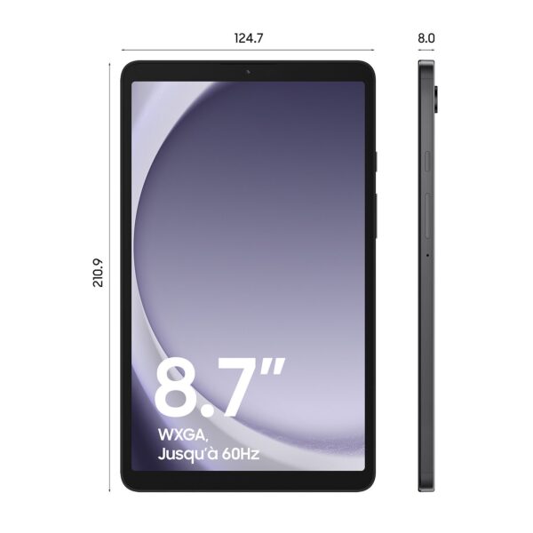 Samsung Galaxy Tab A9 X110 8.7"  64 Go Gris – Image 5
