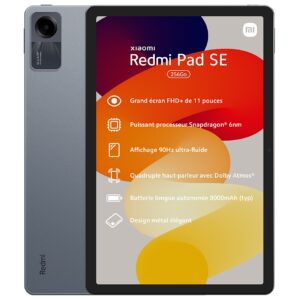 Xiaomi Redmi Pad SE 11" Gris Graphite  (8 Go / 256 Go)