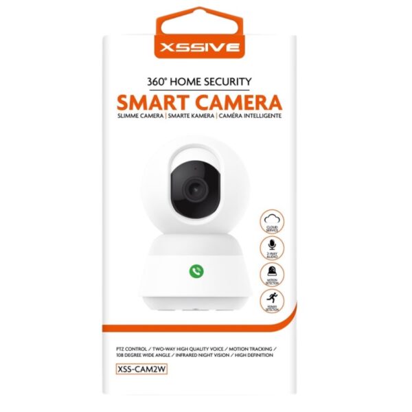 Caméra de sécurité connectée 360° XSSIVE XSS-CAM2W - Blanc – Image 2